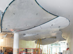 aluminum suspended ceiling / floating / decorative
