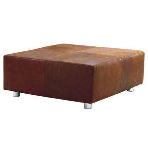 contemporary ottoman / fabric / upholstered / indoor