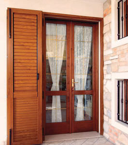 swing shutters / PVC / door