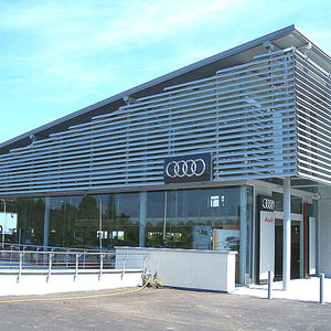 aluminum solar shading / facade
