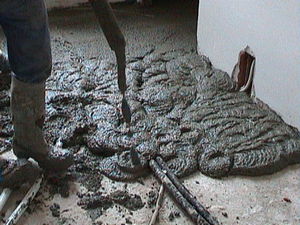 thermal insulation / expanded vermiculite / loose / fire protection