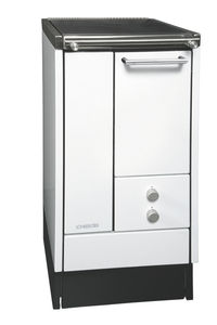wood range cooker / traditional / enameled