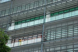 aluminum solar shading / for facades