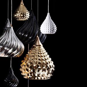 pendant lamp / contemporary / porcelain / custom