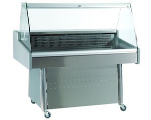 refrigerated display counter / for shops / for restaurants
