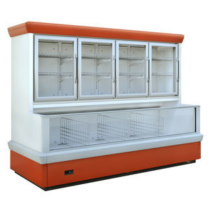 upright freezer / commercial / glazed