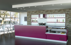 refrigerated display counter / for shops / for pastry shops / for bakeries