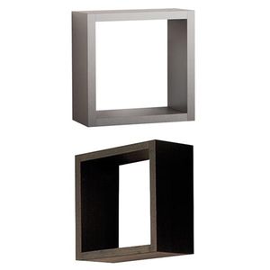 wall-mounted display rack / beauty product / wooden