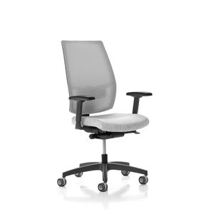 contemporary office armchair / mesh / on casters / star base
