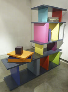 contemporary bookcase / commercial / wooden / custom