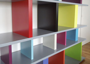 modular bookcase / contemporary / commercial / MDF