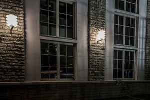 contemporary wall light / outdoor / PE / HID