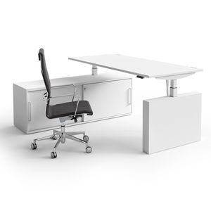 workstation desk / melamine / original design / commercial