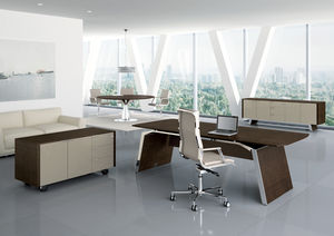 executive desk / wooden / contemporary / commercial