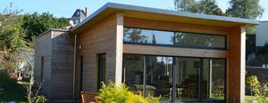 wooden cladding / grooved / strip / durable