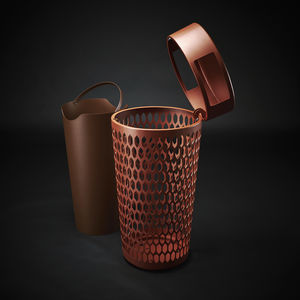 public trash can / metal / original design
