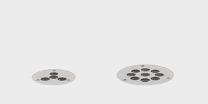 recessed wall spotlight / recessed floor / indoor / outdoor
