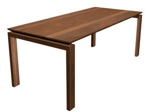 dining table / rectangular / contemporary / wooden