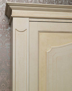 traditional wardrobe / wooden / sliding door