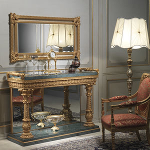 Empire style sideboard table / marble / rectangular