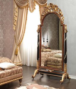 free-standing mirror / classic / metal