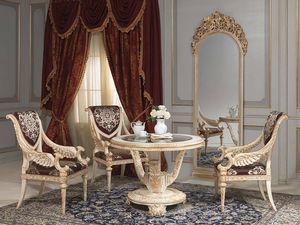 round table / classic / glass