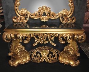 sideboard table / rectangular / classic / marble