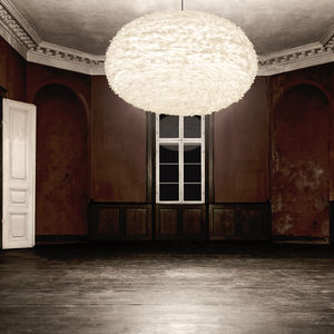 pendant lamp / contemporary / paper / feather