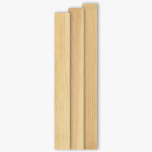 engineered parquet floor / glued / Douglas fir / natural oil finish