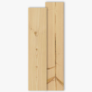 engineered parquet floor / glued / Douglas fir / natural oil finish