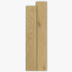 solid parquet floor / glued / oak / natural oil finish