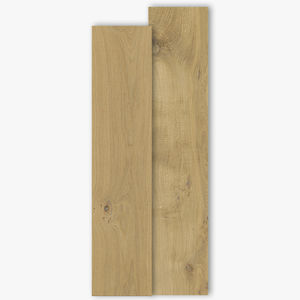 solid parquet floor / glued / oak / natural oil finish