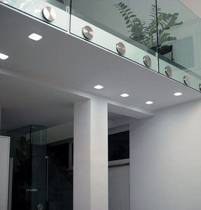 recessed downlight / LED / halogen / square