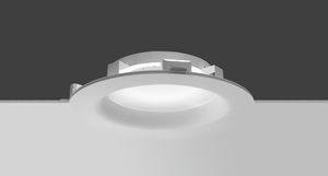 recessed ceiling light fixture / LED / fluorescent / round
