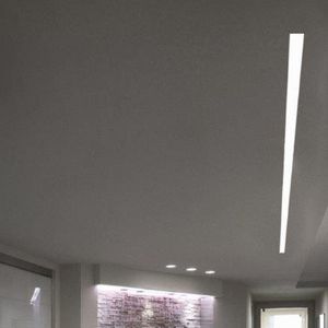 recessed ceiling light fixture / recessed wall / LED / fluorescent