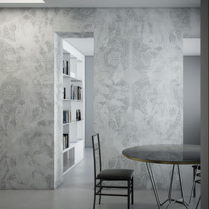 contemporary wallpaper / vinyl / floral pattern / washable