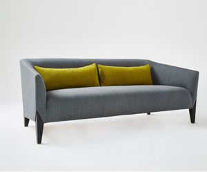 contemporary sofa / fabric / leather / contract