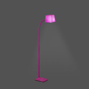 floor-standing lamp / contemporary / steel / polycarbonate