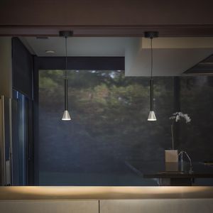 pendant lamp / minimalist design / aluminum / LED