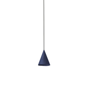 pendant lamp / contemporary / aluminum / leather