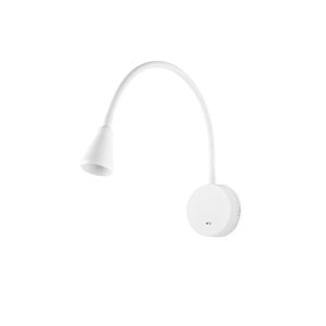 contemporary wall light / aluminum / PMMA / silicone