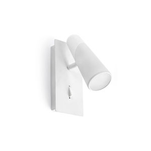 wall-mounted spotlight / indoor / LED / metal