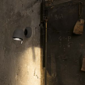 wall-mounted spotlight / indoor / LED / metal