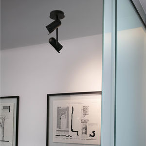ceiling-mounted spotlight / indoor / LED / metal