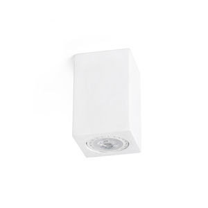 contemporary ceiling light / round / square / fabric