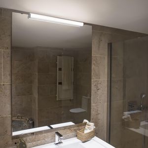 contemporary wall light / bathroom / aluminum / PMMA