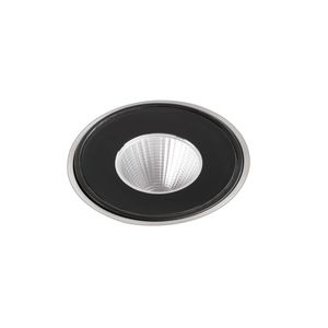 recessed floor light fixture / LED / round / garden