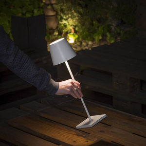 portable lamp / contemporary / aluminum / polycarbonate