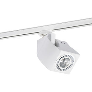 LED track light / round / cast aluminum / commercial