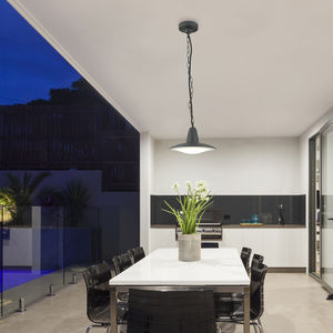 pendant lamp / traditional / aluminum / polycarbonate